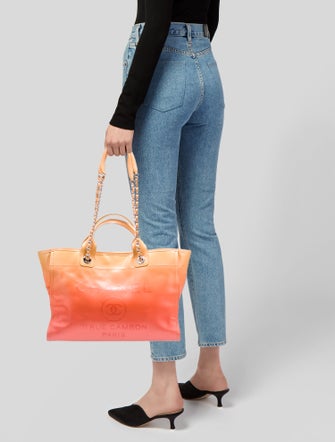 Chanel Medium Shaded Deauville Tote