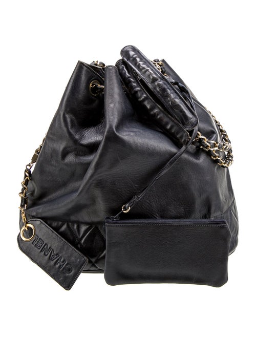 Chanel Quilted CC Bucket Bag