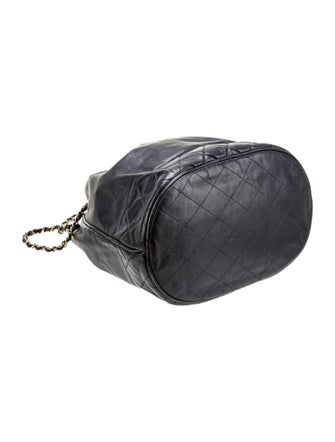 Chanel Quilted CC Bucket Bag