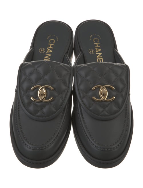 Chanel 2025 Interlocking CC Logo Mules