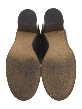 Chanel Interlocking CC Logo Leather Boots