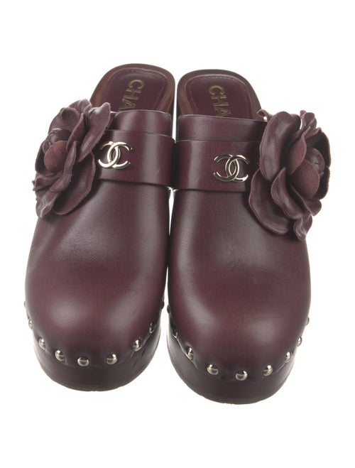Chanel 2023 Camellia Accent Mules