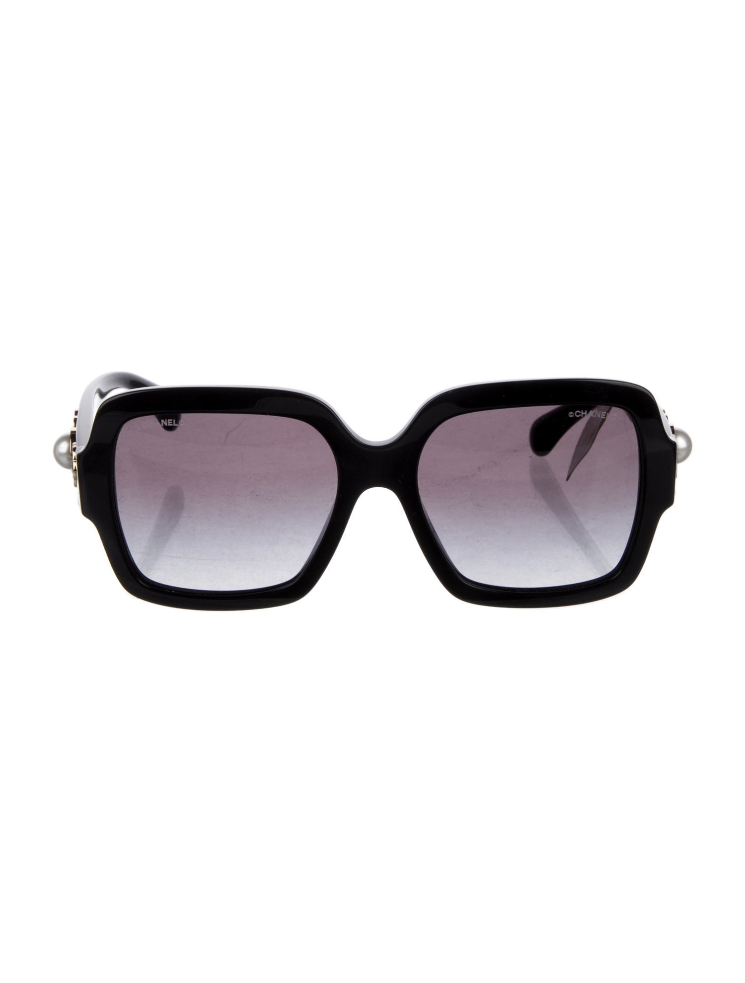 Chanel Interlocking CC Logo Square Sunglasses
