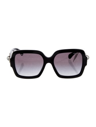 Chanel Interlocking CC Logo Square Sunglasses