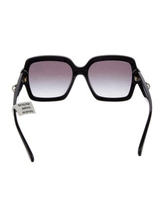 Chanel Interlocking CC Logo Square Sunglasses