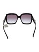 Chanel Interlocking CC Logo Square Sunglasses