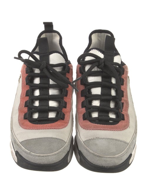 Chanel Interlocking CC Logo Suede Chunky Sneakers