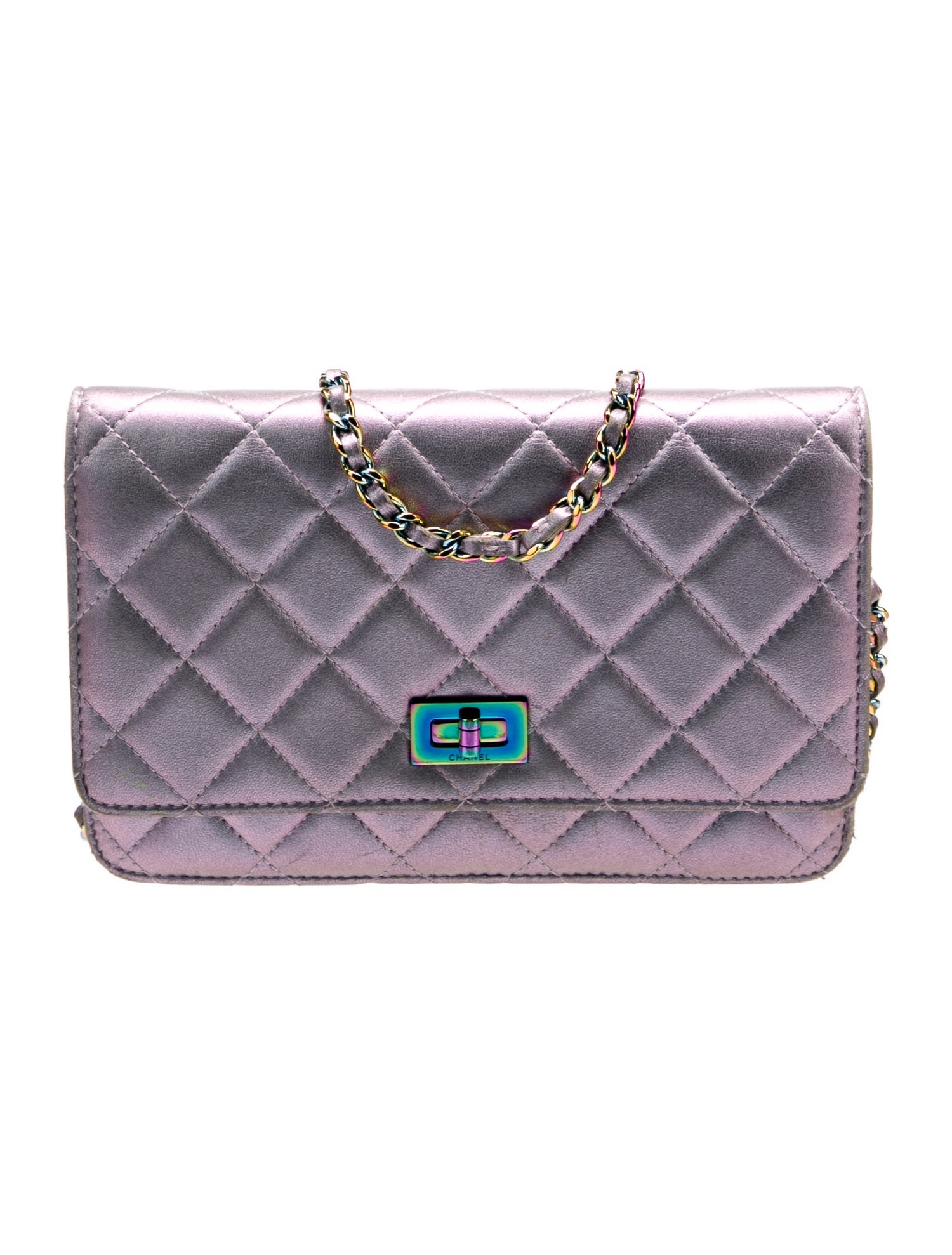 Chanel Iridescent Reissue Wallet On Chain