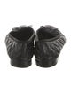 Chanel Interlocking CC Logo Leather Ballet Flats