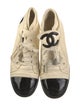 Chanel Interlocking CC Logo Leather Sneakers