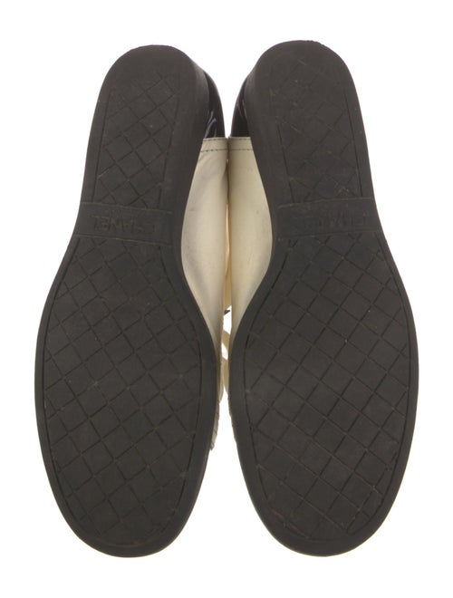 Chanel Interlocking CC Logo Leather Sneakers