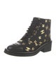 Chanel 2022 Interlocking CC Logo Combat Boots