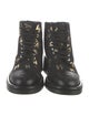 Chanel 2022 Interlocking CC Logo Combat Boots