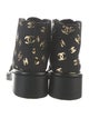 Chanel 2022 Interlocking CC Logo Combat Boots