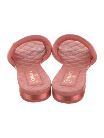 Chanel 2022 Interlocking CC Logo Slides