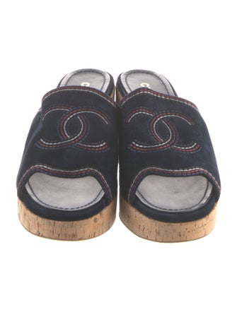 Chanel 2021 Interlocking CC Logo Slides