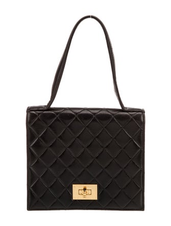 Chanel Quilted Flap Handle Bag
