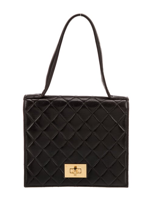 Chanel Quilted Flap Handle Bag