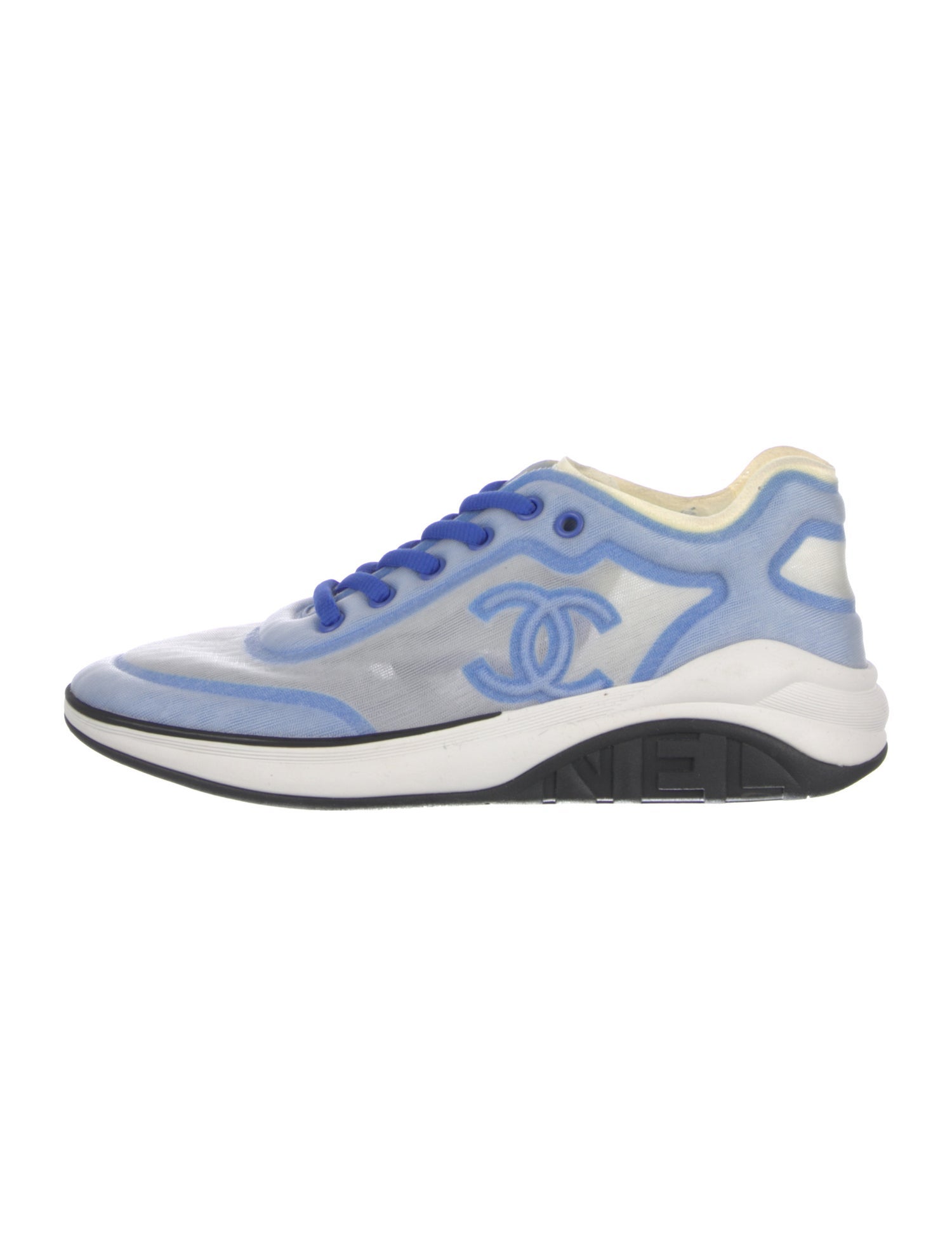 Chanel Interlocking CC Logo Mesh Sneakers