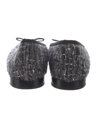 Chanel 2023 Interlocking CC Logo Ballet Flats