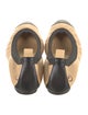 Chanel Interlocking CC Logo Leather Flats