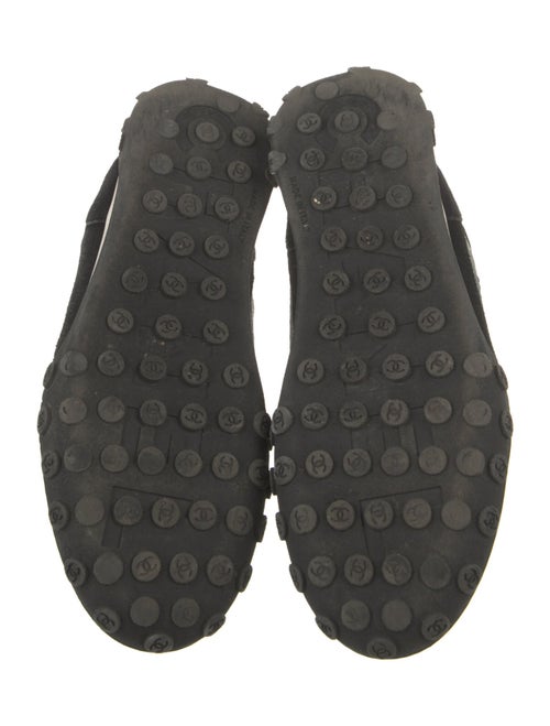 Chanel Interlocking CC Logo Suede Sneakers