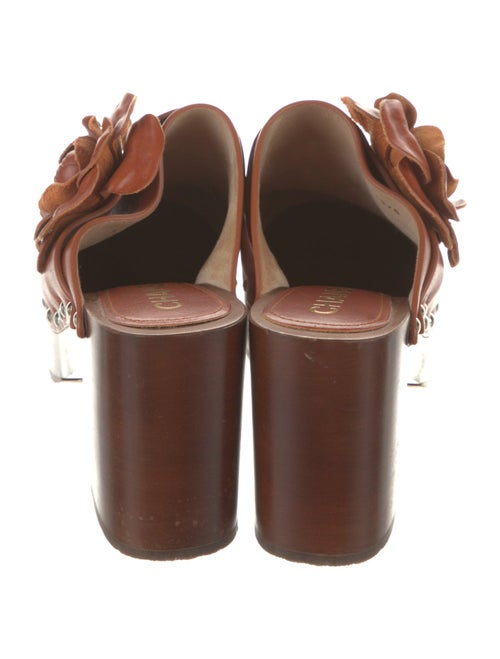 Chanel Interlocking CC Logo Leather Mules