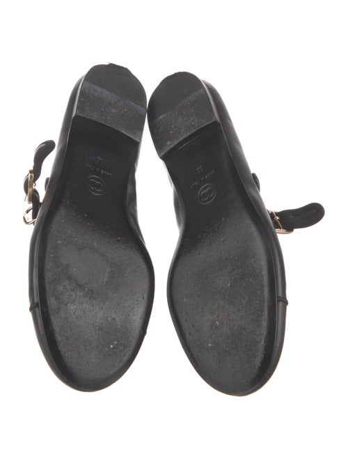 Chanel 2024 Interlocking CC Logo Mary Jane Flats