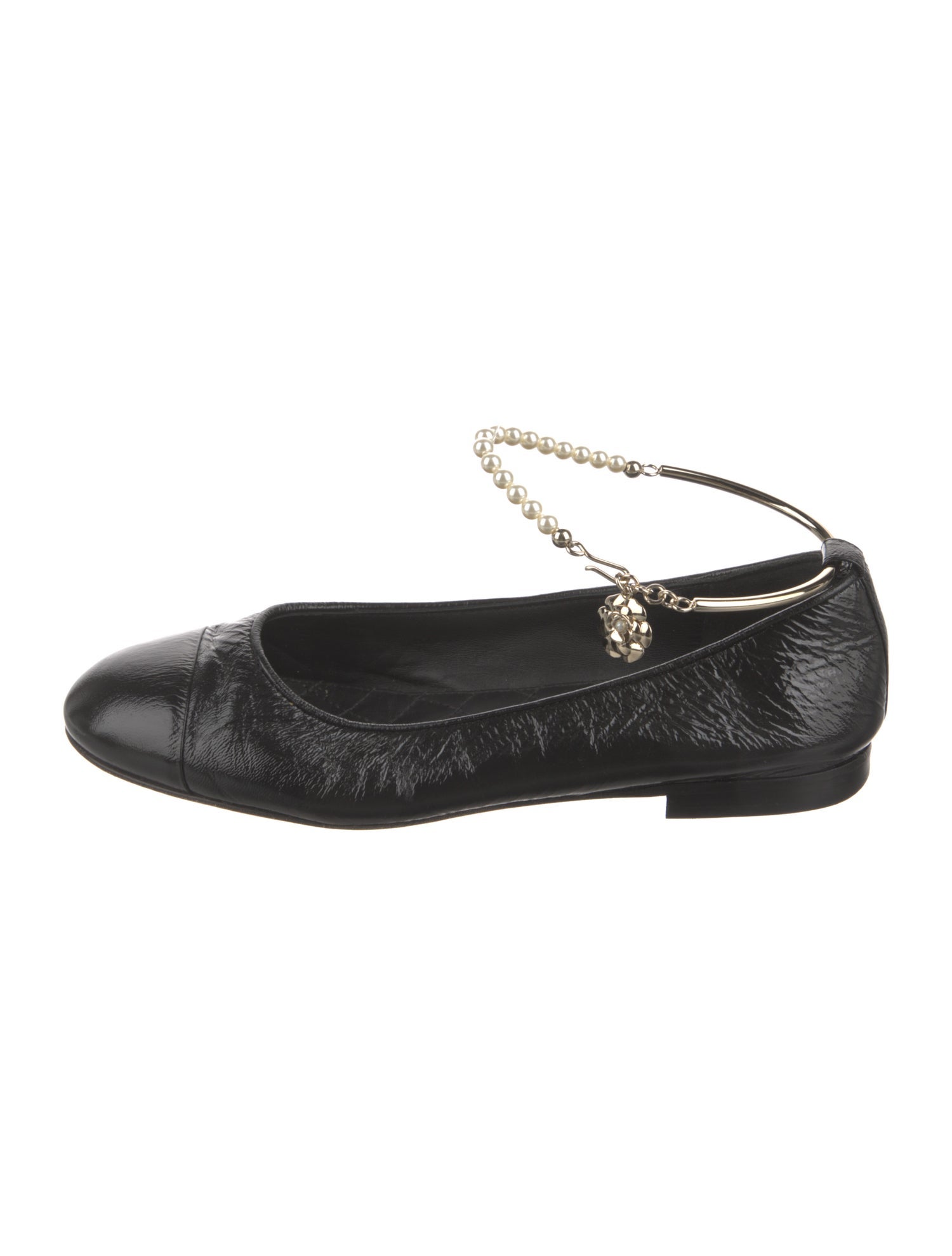 Chanel 2022 Interlocking CC Logo Ballet Flats