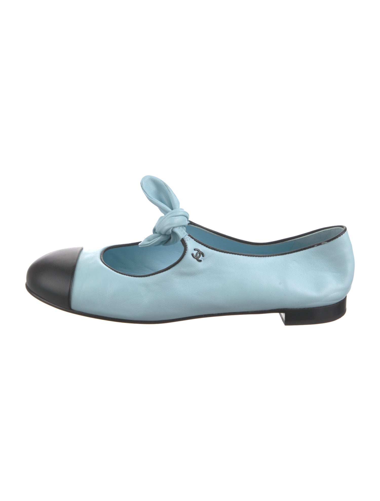 Chanel 2025 Interlocking CC Logo Ballet Flats