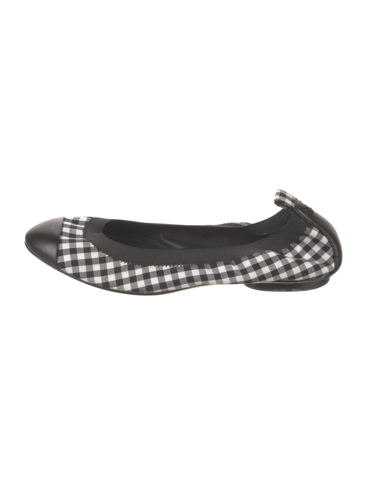Chanel 2011 Interlocking CC Logo Ballet Flats