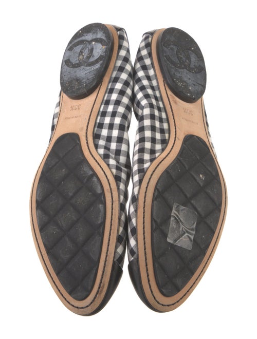 Chanel 2011 Interlocking CC Logo Ballet Flats