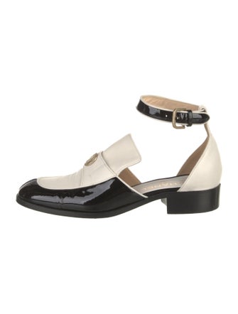 Chanel 2015 Interlocking CC Logo D'Orsay Flats