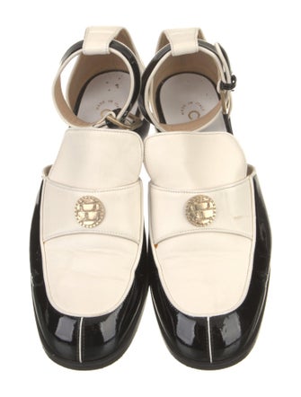 Chanel 2015 Interlocking CC Logo D'Orsay Flats