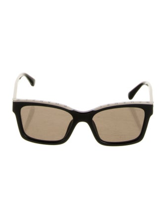 Chanel Interlocking CC Logo Square Sunglasses