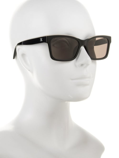 Chanel Interlocking CC Logo Square Sunglasses