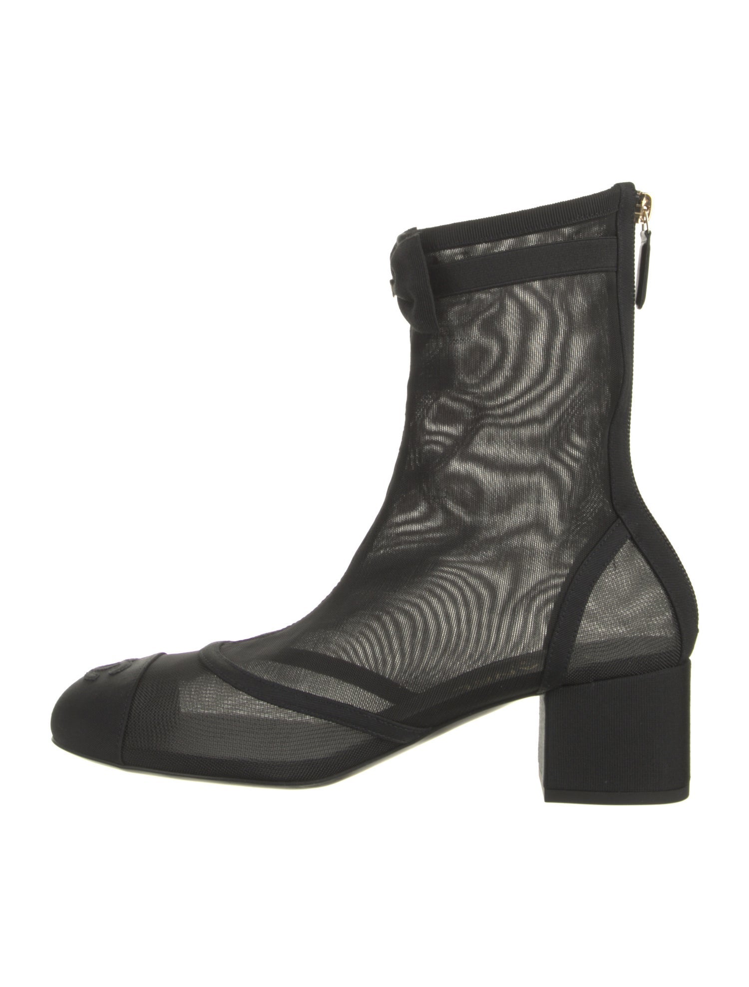 Chanel 2025-2026 Interlocking CC Logo Sock Boots