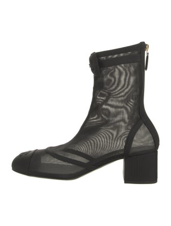 Chanel 2025-2026 Interlocking CC Logo Sock Boots