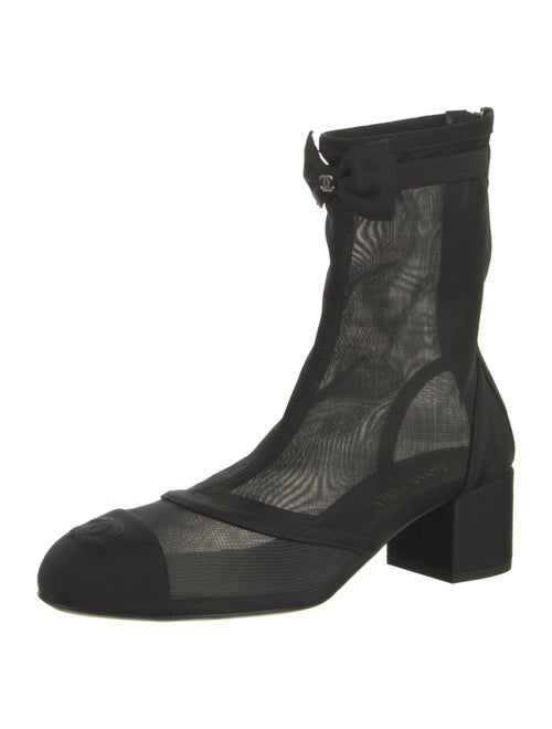 Chanel 2025-2026 Interlocking CC Logo Sock Boots