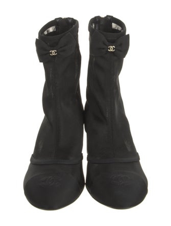 Chanel 2025-2026 Interlocking CC Logo Sock Boots
