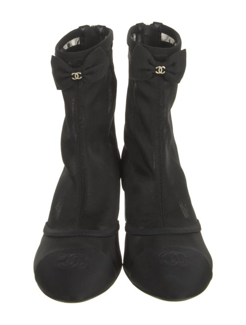 Chanel 2025-2026 Interlocking CC Logo Sock Boots