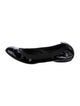 Chanel Interlocking CC Logo Patent Leather Ballet Flats