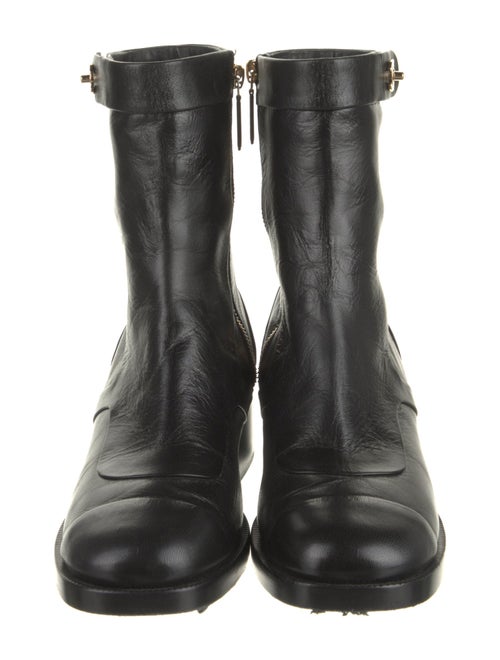 Chanel 2022 Leather Moto Boots