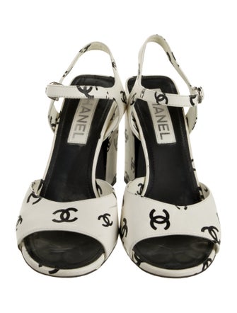 Chanel 2022 Leather Slingback Pumps