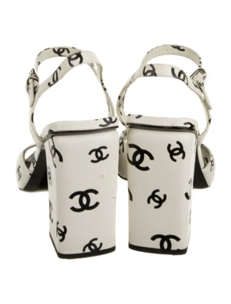 Chanel 2022 Leather Slingback Pumps