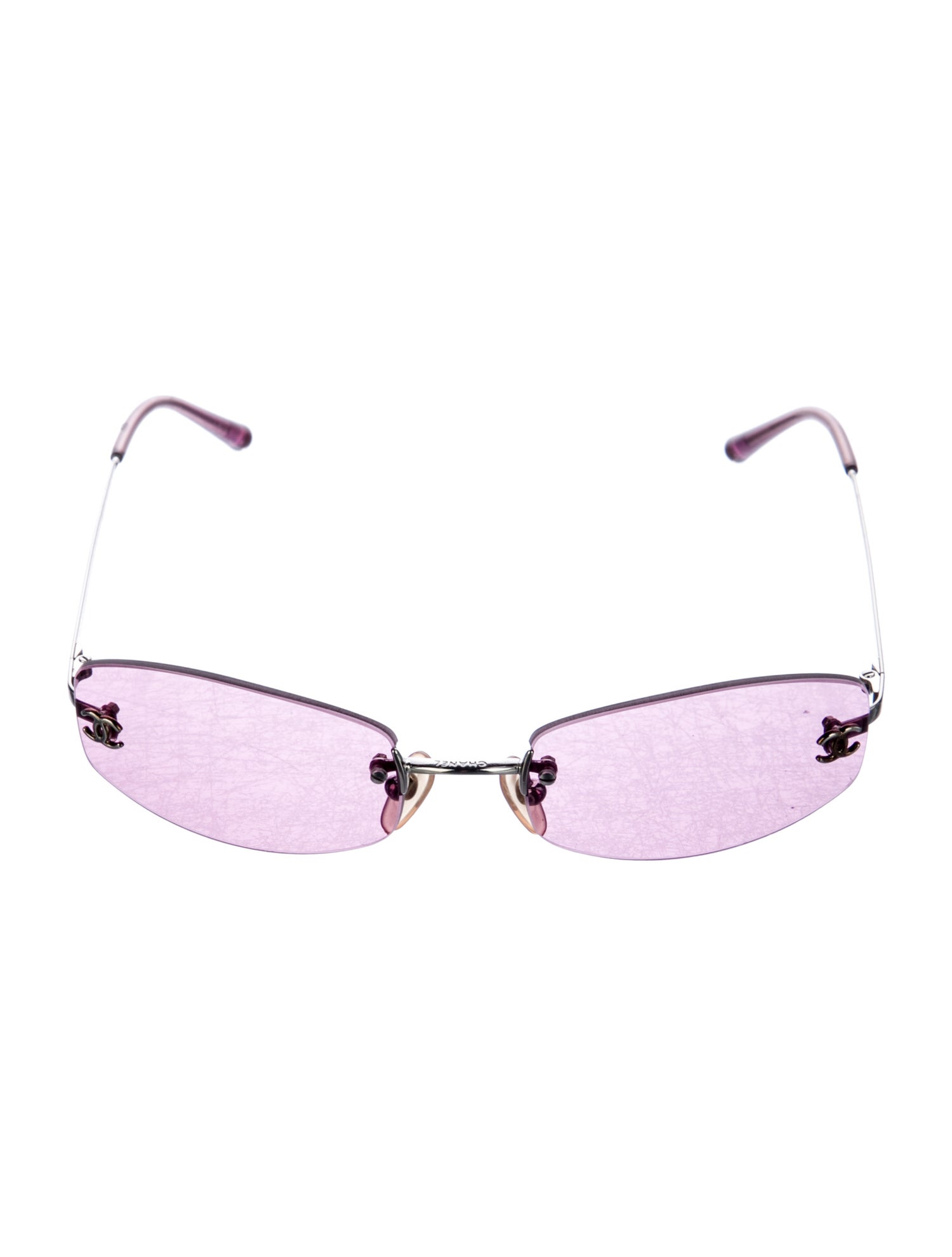 Chanel Vintage Interlocking CC Logo Sunglasses