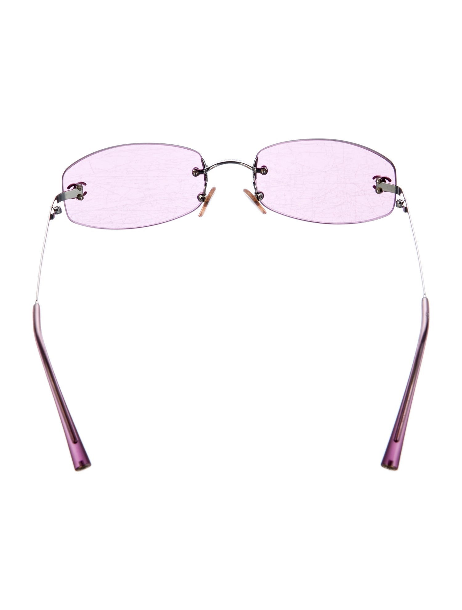 Chanel Vintage Interlocking CC Logo Sunglasses