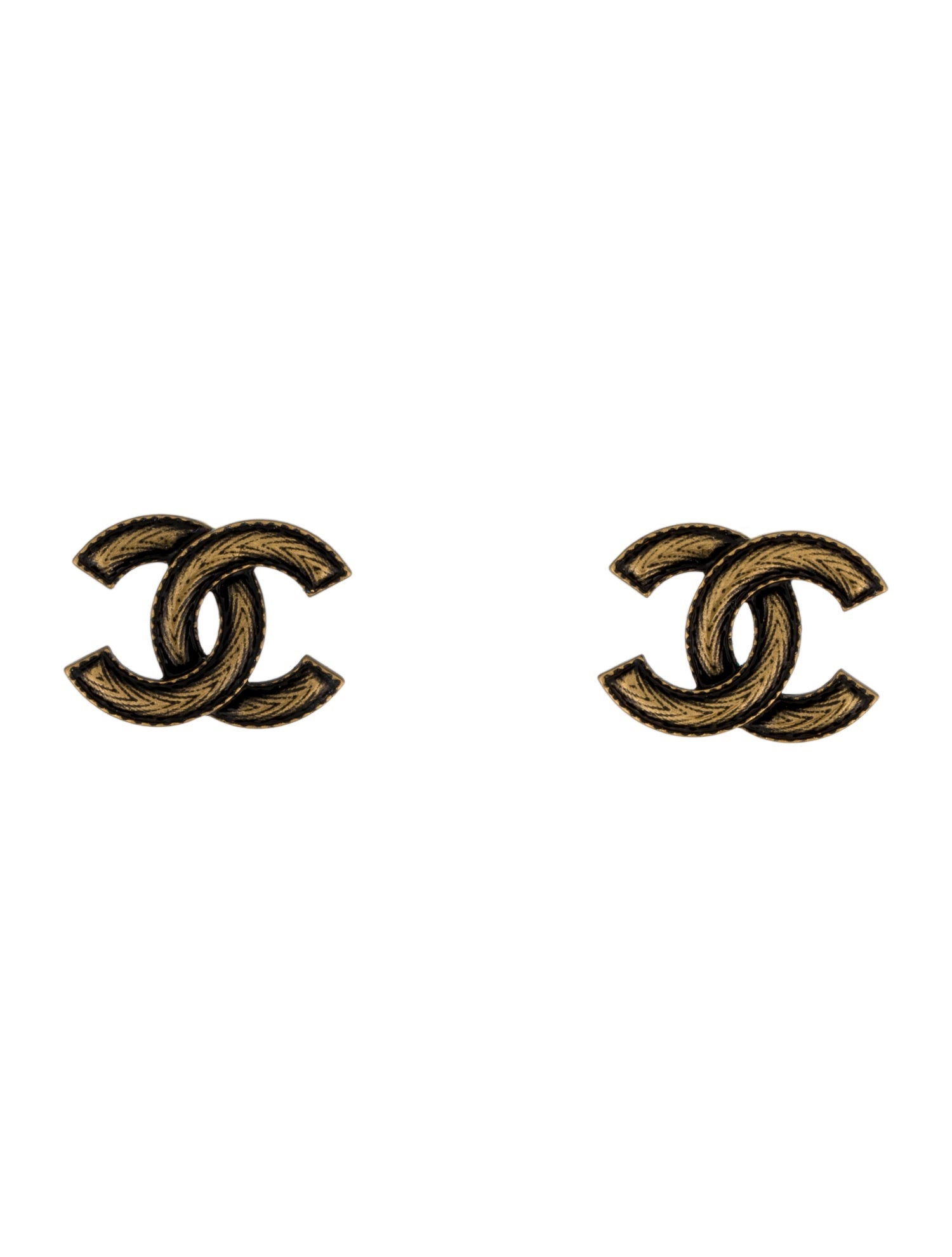 Chanel 2024 CC Stud Earrings