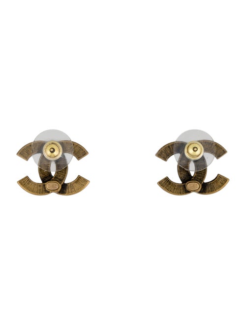 Chanel 2024 CC Stud Earrings