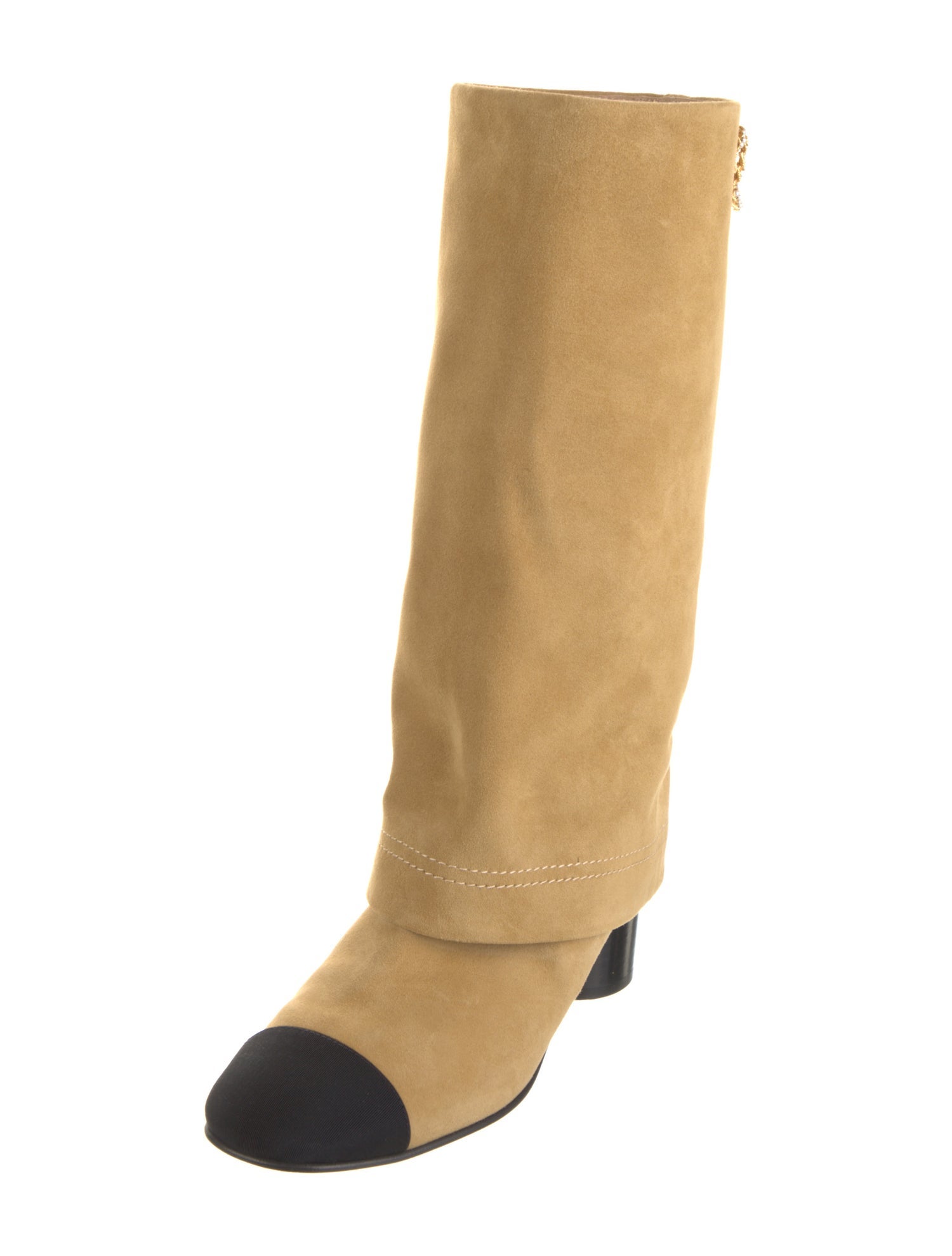 Chanel 2025 Interlocking CC Logo Boots